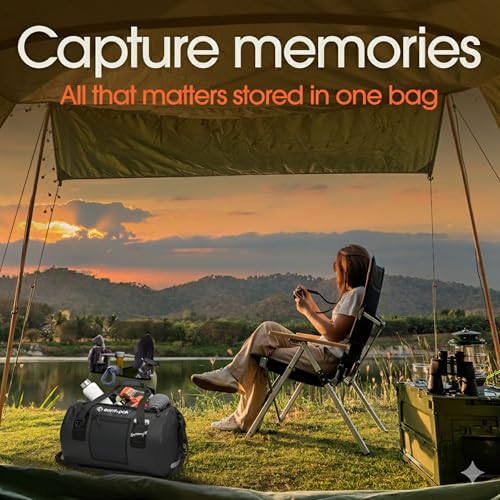 Earth Pak Waterproof Dry Bag Duffel 120L Black for Marine Boating Kayaking