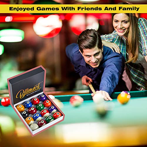 Deluxe Billiard Balls Set 16 Pool Table Balls - Professional Quality