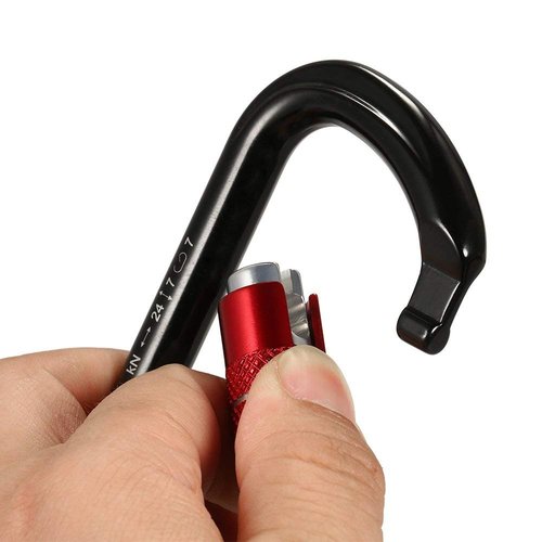 Lixada Rope Grab with 24KN Quick Lock Rock Climbing Fall Protection Safety Clip Outward Bound Training Protection Rescue Lanyard Grab