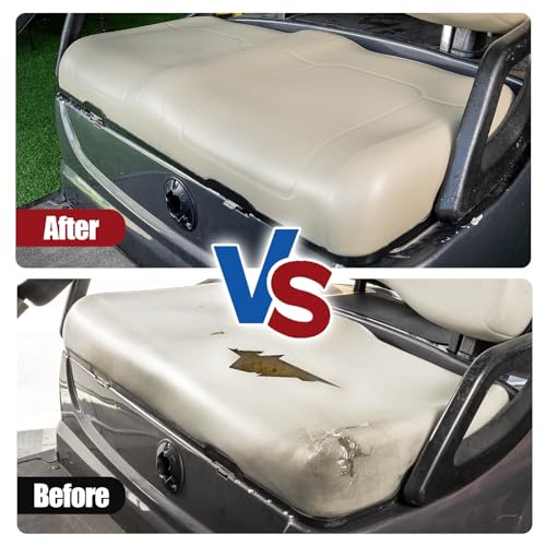 NOKINS Golf Cart Front Seat Bottom Cushion - Yamaha G29/Drive 2007-2016, Oyster Gray