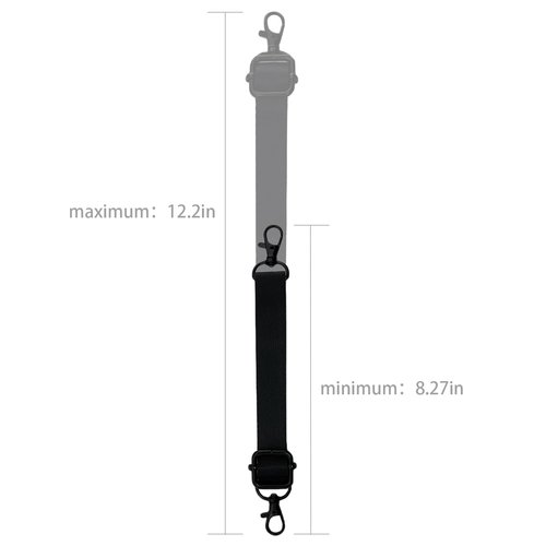 Radio Strap Holster with Anti-Sway Belt, Wide Strap, Soft Shoulder Pad, Adjustable Length, Durable material, Compatible with Various Types of Walkie-Talkies.