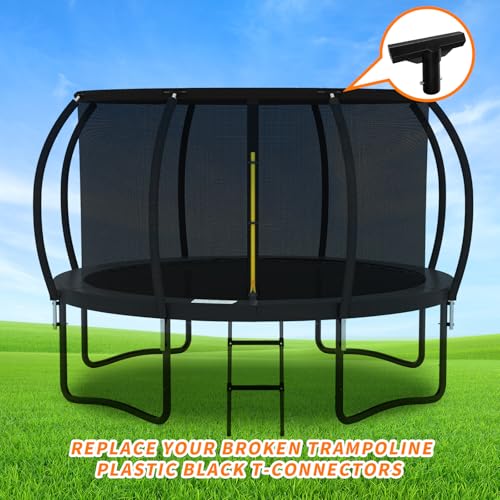Plastic Trampoline T Connectors 8-Pack for Top Ring System