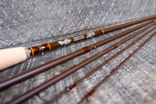 Moonshine Rod Company 3WT 7'6 Fly Fishing Rod with Carrying Case & Extra Tip