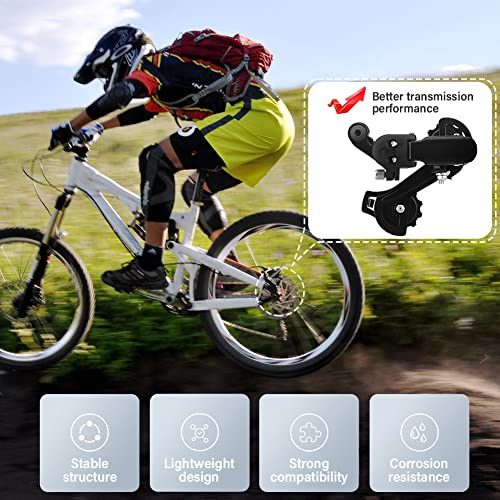 6/7-Speed Bike Rear Derailleur - Aluminum Alloy, Direct Mount