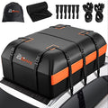 Car Rooftop Cargo Carrier Bag 16 Cu Ft Waterproof SUV Van Luggage Storage Black