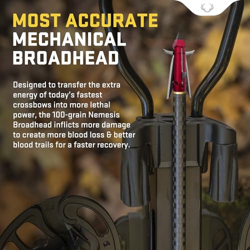 High Penetration Mechanical Broadhead for Hunting - 100 Grain