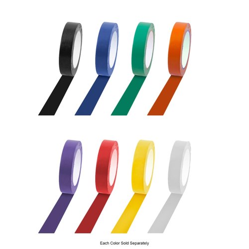 Champion Sports Vinyl Tape - Durable 1” Wide x 36 Yards Long White Floor Marking Tape for Schools & Gyms