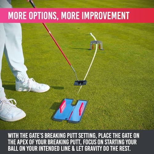PuttOUT Magnetic Putting Mirror with Adjustable Gate for Golf Training