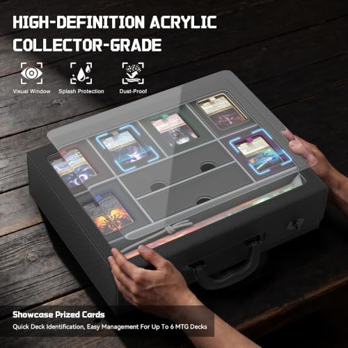 Multicolor Kabinka MTG Commander Deck Box - Modular 9-in-1 TCG Card Storage