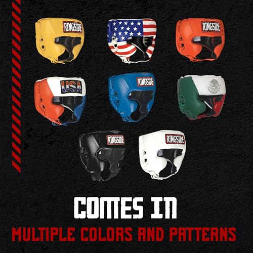 Black Medium Ringside Competition-Like Boxing Headgear with Cheeks