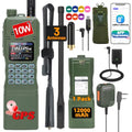 10W Handheld Ham Radio with GPS NOAA Weather Two-Way Radio Long Range Walkie Talkie