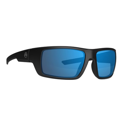 Magpul Apex Sunglasses Tactical Ballistic Sports Eyewear Shooting Glasses for Men Polarized Rectangular, Matte Black, One Size