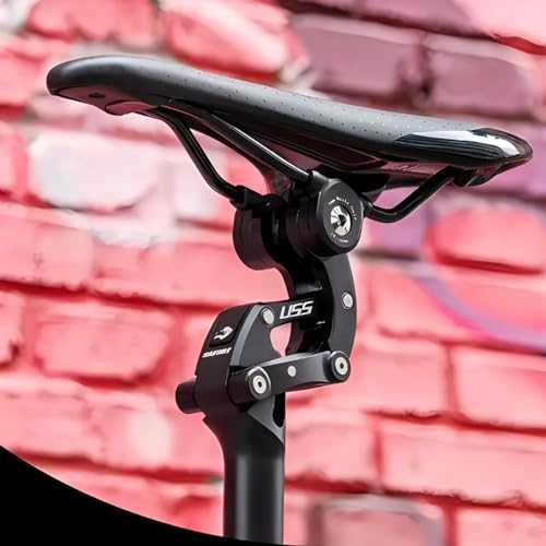Bibike Safort Suspension Seatpost 31.6mm, 365mm Length, 50mm Travel, Aluminum