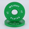 Kselythan 2" Rubber Bumper Weight Plates (Pairs/Single 1.25-55 Lbs) - Change Weight Plates Set 2 in Colored Fractional Weight Plates for Weightlifting,Home Gym Strength Training