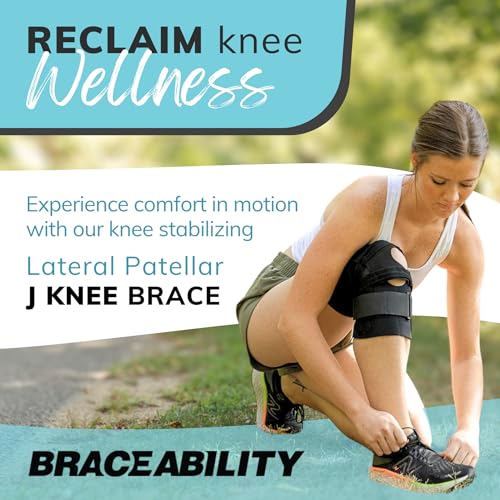Large Knee Brace with Patellar Stabilizer for Dislocation Support - Lateral & Medial Straps