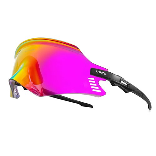 KAPVOE Cycling Glasses Mountain Bike Sunglasses MTB Windproof Motorcycle Goggles Men Women Triathlon Sports Running - K2