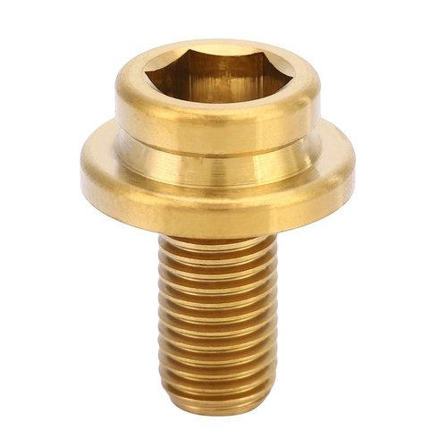 Crank Arm Bolt, 1pc Bottom Bracket Bolt Cycling Screws for Mountain Road Bikes M8*15mm (Gold)