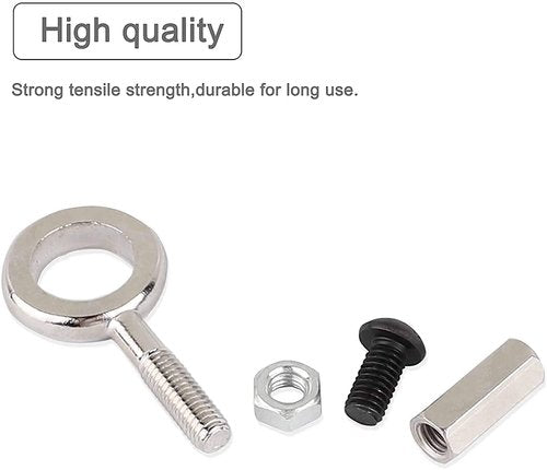 GLDYTIMES Hinge Bolt Repair Hardened Steel Lock Fixed Bolt Screw Folding Hook Compatible for Xiaomi Mijia M365 Electric Scooter Parts