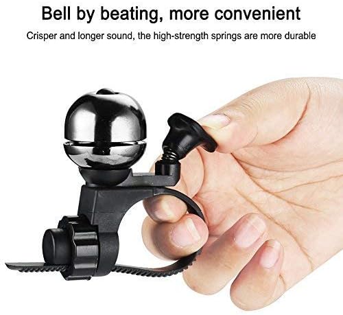 Accmor Classic Bike Bell - Adjustable Universal Bicycle Bell with Loud, Clear Sound for All Handlebars
