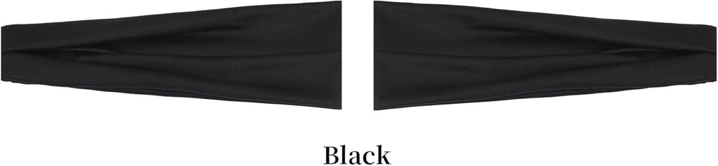 Skiennix Headbands for Women - 8 Pack Wide Elastic Non-Slip Sweatbands for Workouts & Daily Use