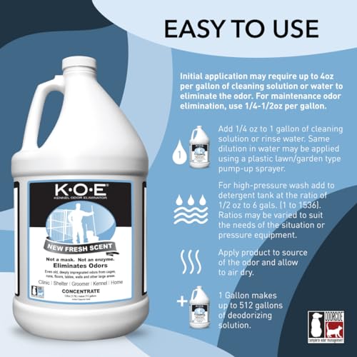 Fresh Scent Odor Eliminator Concentrate for Cages & Floors - 128 Fl Oz