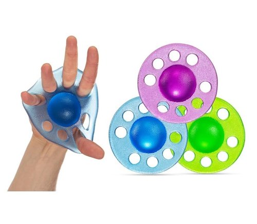 Serenily Grip Strength Trainer Finger Stretcher Hand Exercisers for Therapy Finger Extension Exerciser for Carpal Tunnel Hand Grips for Strength Training Finger Strengthener - 3 Piece Finger Exerciser