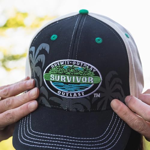 CBS Survivor Hat One Size Black - Official Jeff Probst Outwit Outplay Outlast Cap