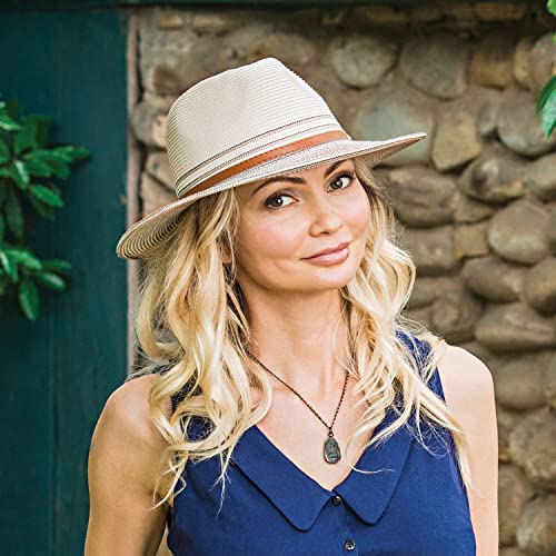 Petite Kristy Fedora Sun Hat for Women - UPF 50+ UV Protection, Packable & Adjustable