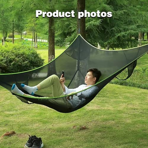 13ft Multi-Person Triangle Camping Hammock with Straps & Storage Bag