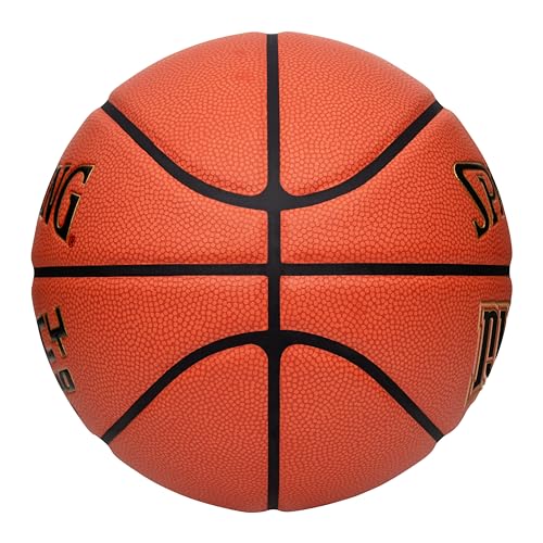 Spalding Legacy TF-1000 NJCAA Size 7 Indoor Game Basketball - Orange 29.5"