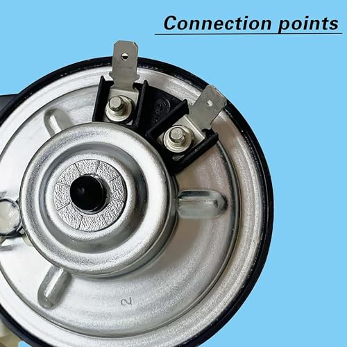 Marine Boat Horn 12V Stainless Steel Flush Mount 125dB Marine Horn with Screws