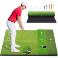 5x4ft & 6x4ft Extra Large Golf Hitting Mat - Tri-Turf Practice Golf Mat for Indoor Outdoor Training - US Size Variation of Tri-Turf Sized