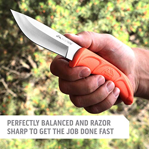 Outdoor Edge JaegerPair 3-Piece Hunting Knife Set for Game Processing with Sheath
