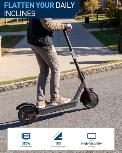 Hiboy S2 Nova Electric Scooter Black - 430W Peak Motor, 19 MPH, 20-Mile Range