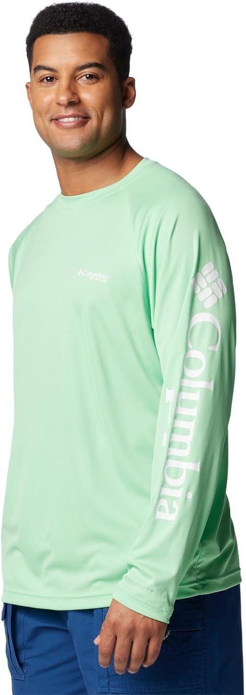 Columbia Men's Long Sleeve PFG Terminal Tackle Shirt - Lightweight, Quick-Dry Fabric