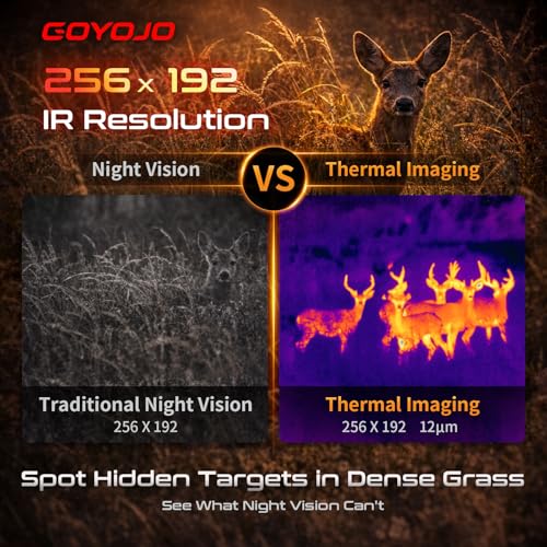 Thermal Monocular G210 Black - Night Vision Scope for Hunting & Outdoor