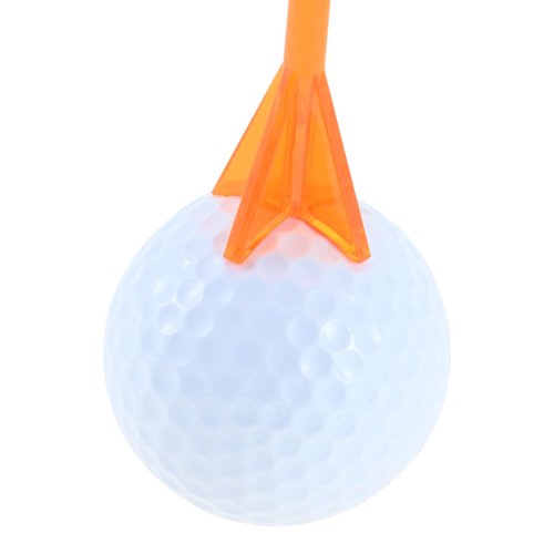 MUXSAM 40Pcs Golf Tees 3 1/4 Inch(83mm), Plastic Golf Tees 4 Prongs Stability Tees, Unbreakable Long Golf Tees with Tick Marks, Durable Stable Golf Tees for Practice Golf Lover, Orange