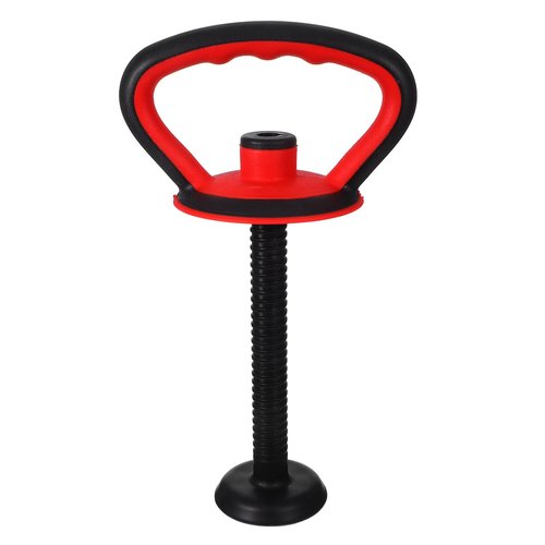 Kisangel Adjustable Kettlebell Handle with Base Nut for 40 Lb Weight Plates Anti-Slip Grip Attachment for Strength Training and Full Body Workouts at Home or Office