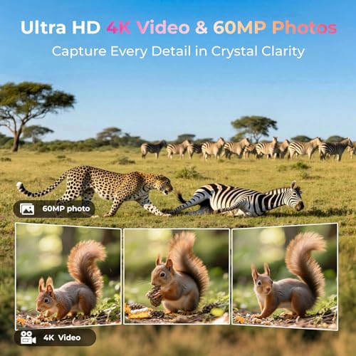 VOOPEAK TC37-B WiFi 4K Trail Camera with Dual-Lens Night Vision