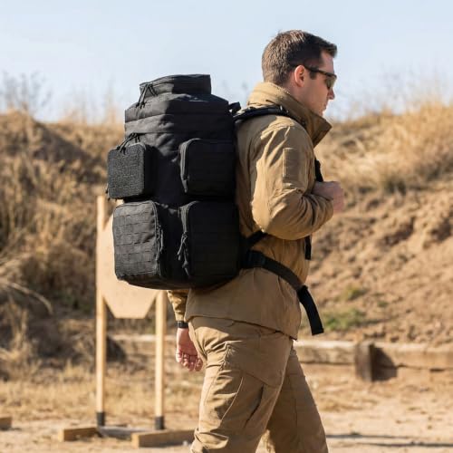 Modular Tactical Range Backpack with 5 Pistol Cases for Hunting & Shooting