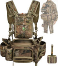 Wild Cedar Hunting Fanny Pack Upgrade with Rifle & Bow Holder, Camouflage Waist Pack for Men