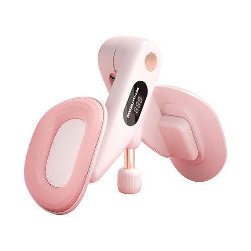 Thigh Hip Trainer for Beginner, Thigh Trainer, Pelvic Floor Strengthener with Built-in Smart Counter, Postpartum Rehabilitation Equipment, Portable Home Gym for Adduction Training