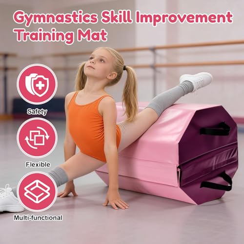 Detachable Octagon Gymnastics Mat 17.5x17.5x23 Inches Foam & Waterproof Cover
