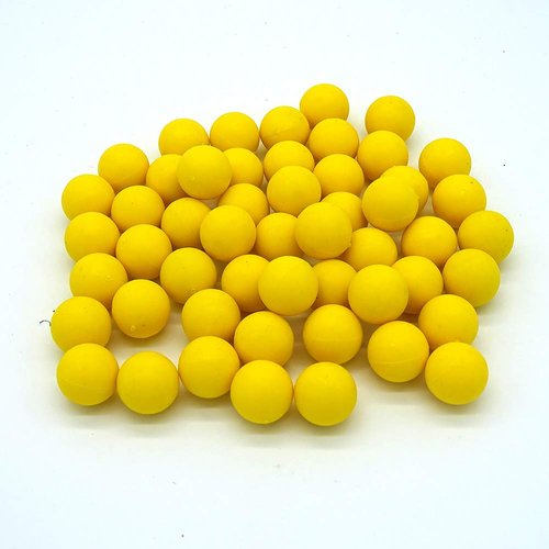 AOOHYEO Reusable 0.68 Caliber Paintballs - 100 New Re-Usable Rubber Training Elastic Balls Paint Balls