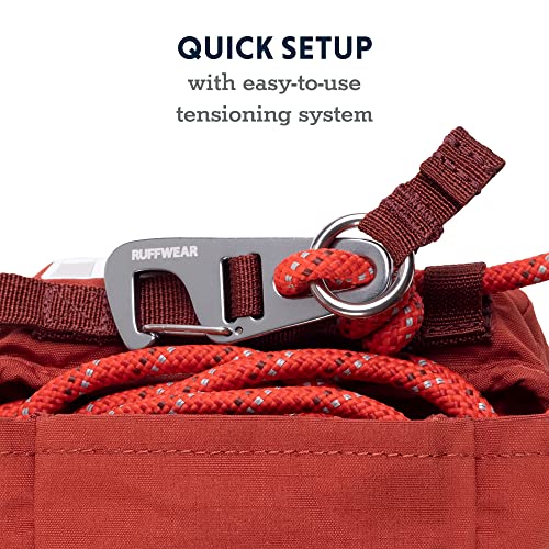 Ruffwear Knot-a-Hitch Dog Leash System 28.5 ft Rope Lead Red Clay