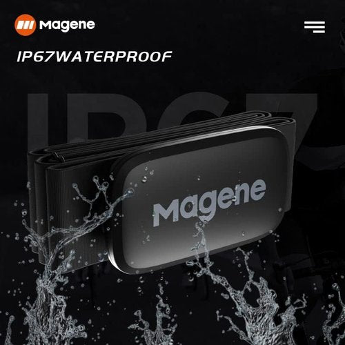Magene H64 Heart Rate Monitor - Accurate Chest Strap Sensor with ANT+/Bluetooth Compatibility | iOS/Android