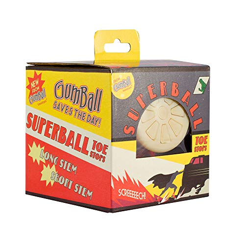 Gumball Superball Toe Stop for Roller Skates - Oversized Rubber Brake