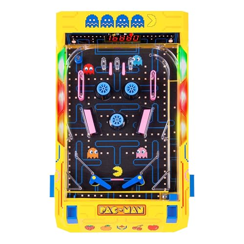 Pac-Man Arcade Pinball Game - Electronic Tabletop Retro Fun
