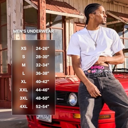 PSD Men's Boxer Briefs Baseball Lifestyle 101 3-Pack Medium - Comfortable Support