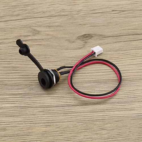 Electric Bike Charging Port Replacement 2-Pack DC5.5x2.1mm Waterproof Dust Cover